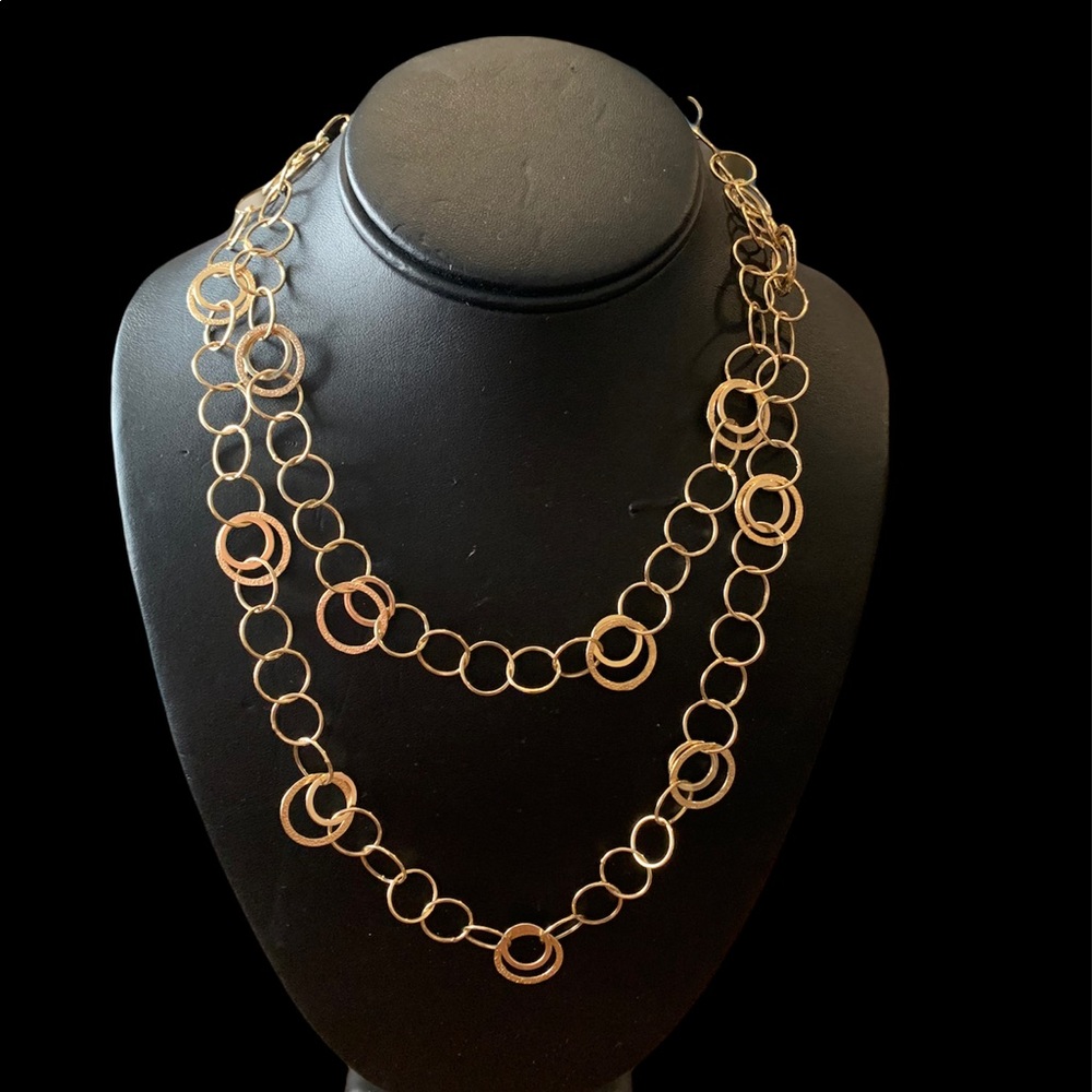 14k gold stamped Turkey necklace